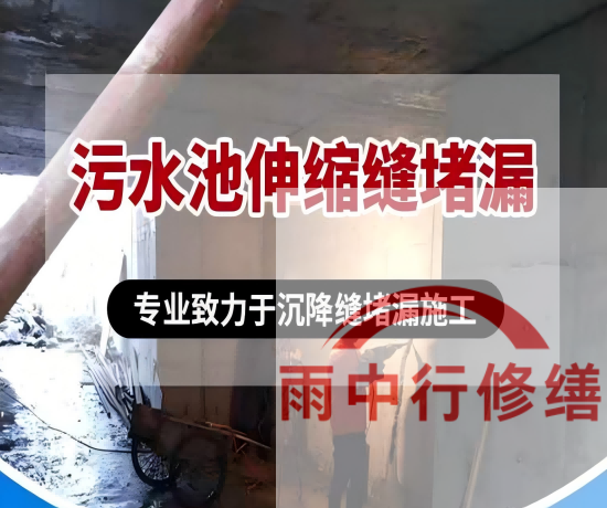 朝阳某污水处理厂钢筋混凝土池堵漏案例